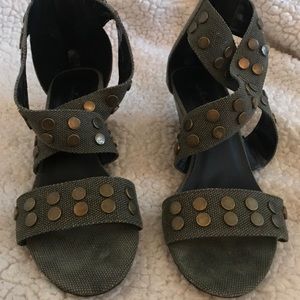 Army Green Wedges
